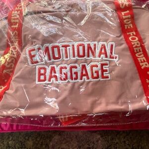 Emotional Baggage Pink Tote